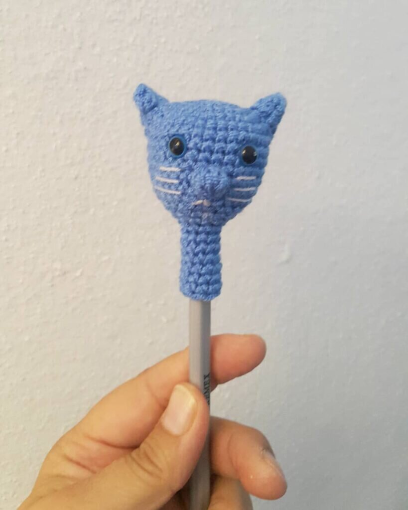 Amigurumi Animals On a Pencil Free Pattern 3