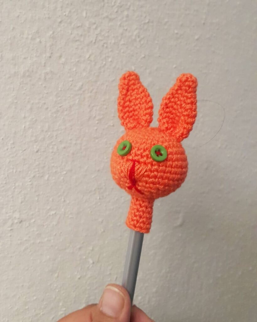 Amigurumi Animals On a Pencil Free Pattern 4