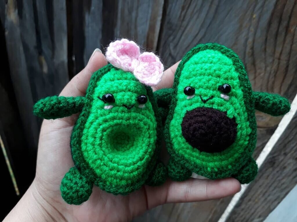 Amigurumi Avocado Free Pattern 1