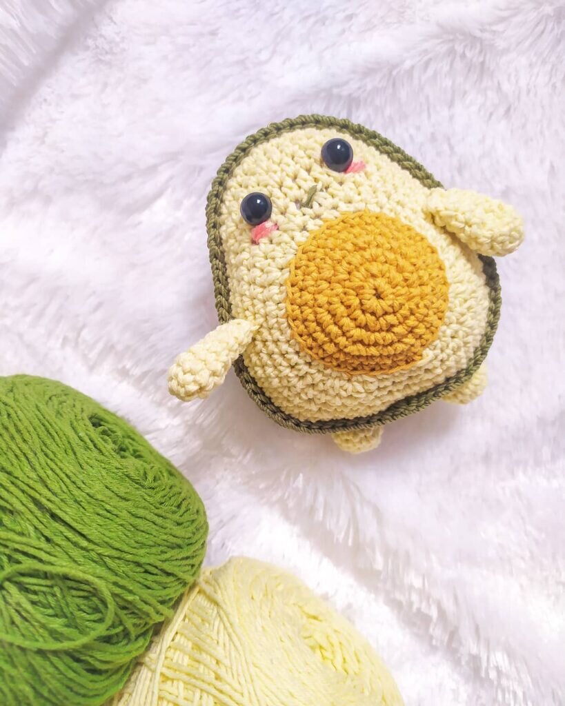 Amigurumi Avocado Free Pattern 3