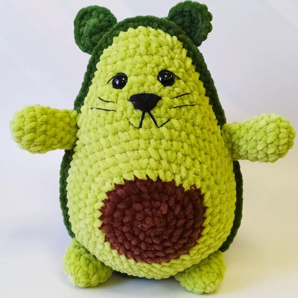 Amigurumi Avocado Free Pattern 7