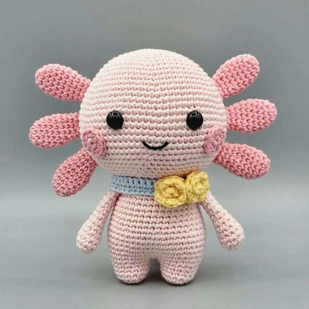 Amigurumi Axolotl Free Pattern 1