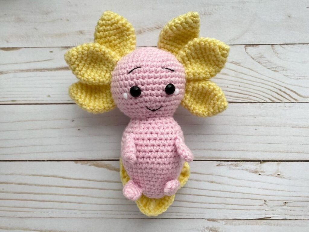 Amigurumi Axolotl Free Pattern 4