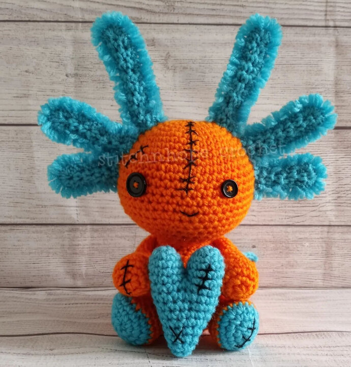 Amigurumi Axolotl Free Pattern 5