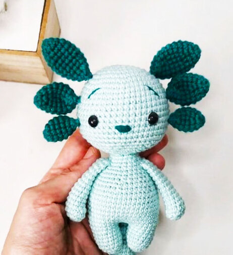 Amigurumi Axolotl Free Pattern