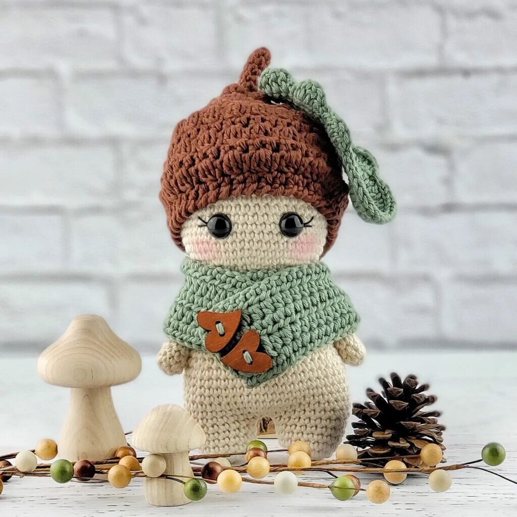 Amigurumi Baby Acorn Free Pattern 2