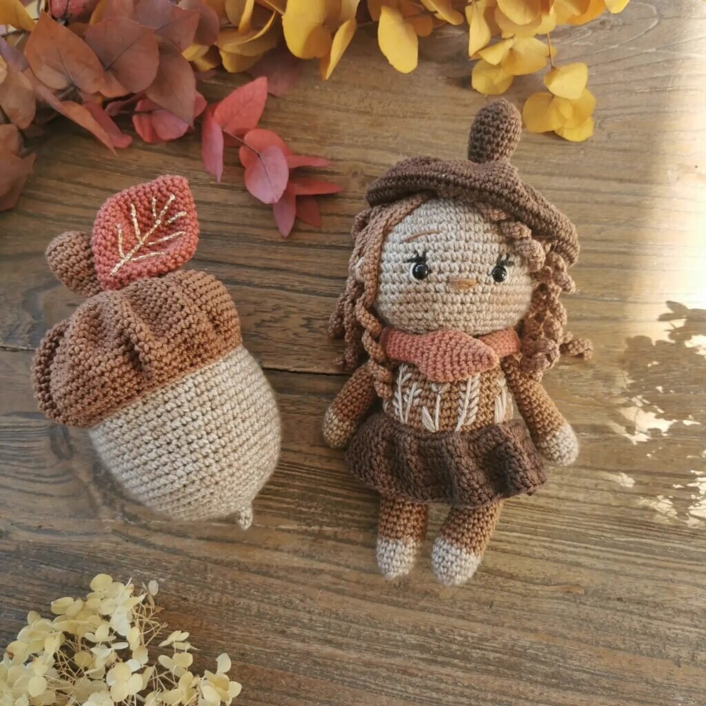 Amigurumi Baby Acorn Free Pattern 3