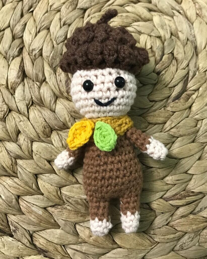 Amigurumi Baby Acorn Free Pattern 5