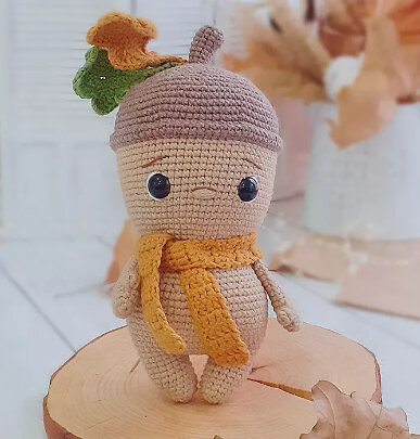 Amigurumi Baby Acorn Free Pattern