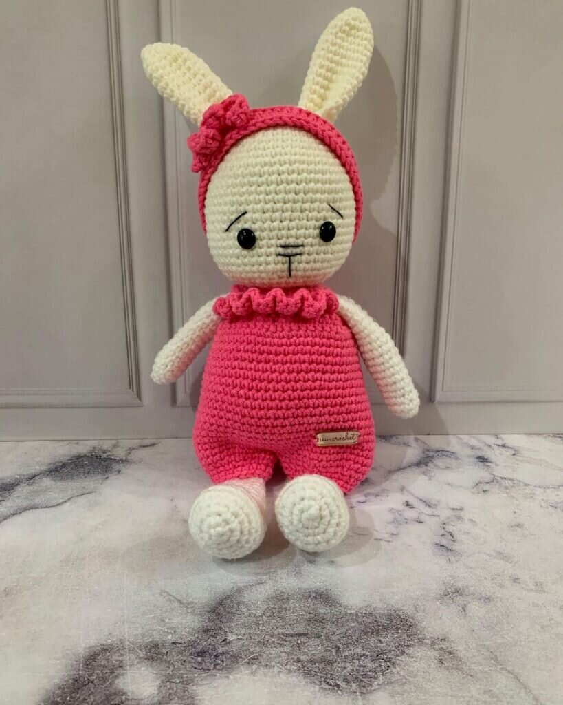 Amigurumi Baby Doll Bunny Free Pattern 6