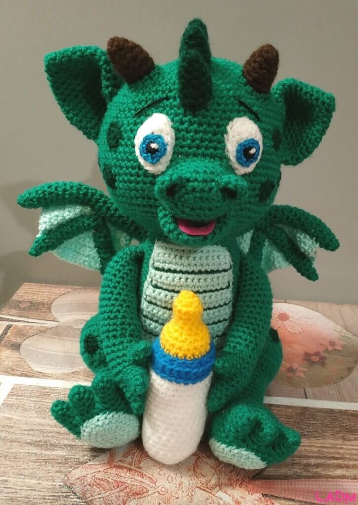 Amigurumi Baby Dragon Free Pattern 1