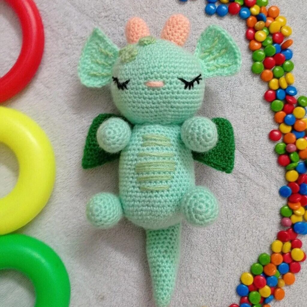 Amigurumi Baby Dragon Free Pattern 4