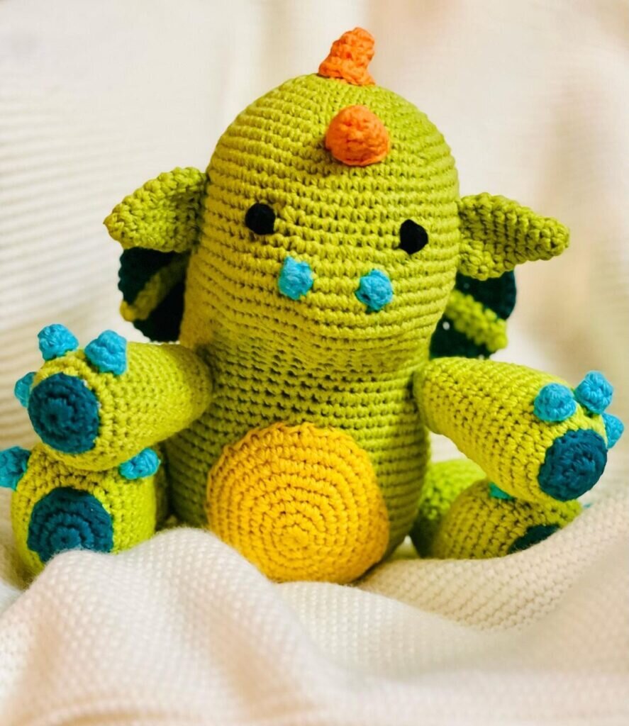 Amigurumi Baby Dragon Free Pattern 5