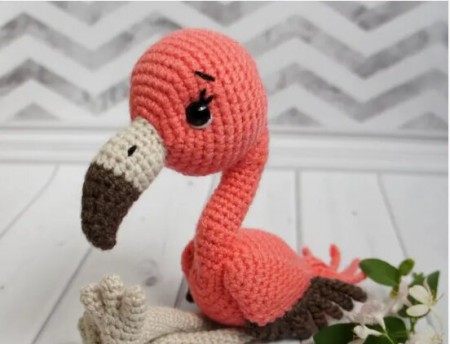 Amigurumi Baby Flamingo Free Crochet Pattern