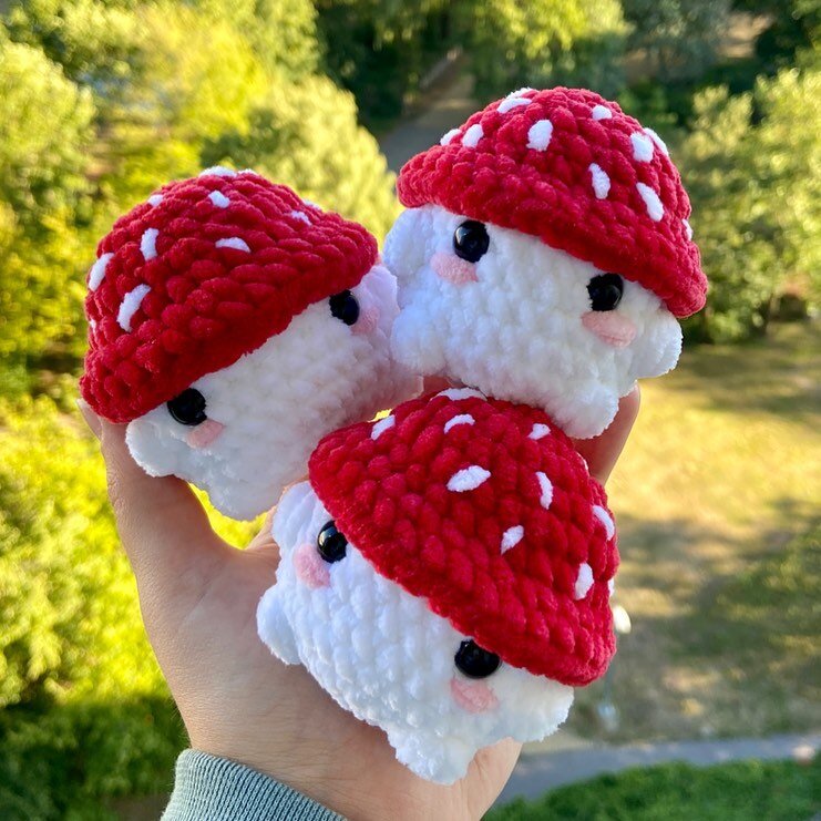 Amigurumi Baby Fly Agaric Crochet Free Pattern 1