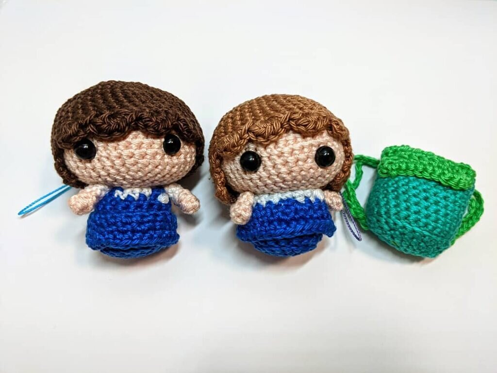 Amigurumi Baby Schoolgirl Crochet Pattern 1