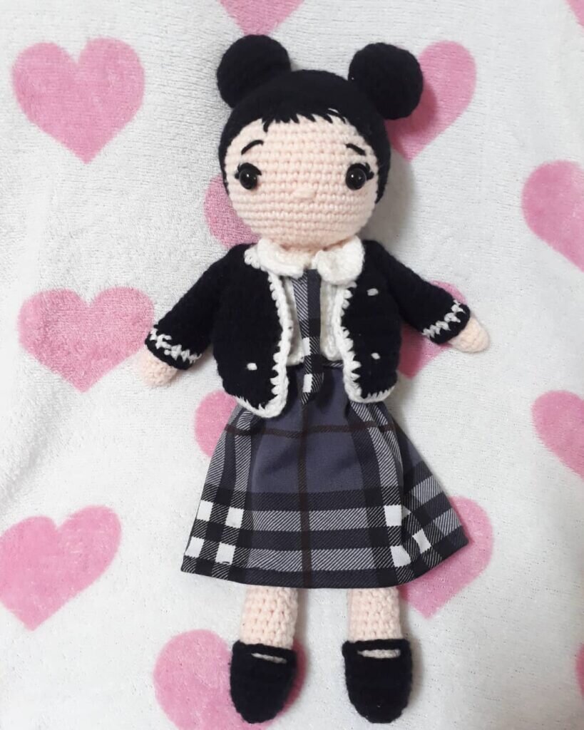 Amigurumi Baby Schoolgirl Crochet Pattern 2