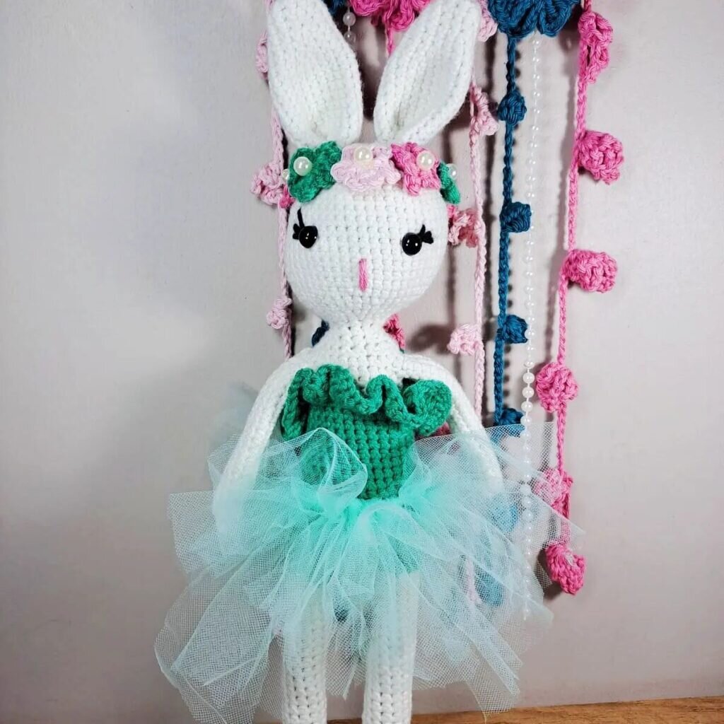 Amigurumi Ballerina Bunny Free Pattern 1