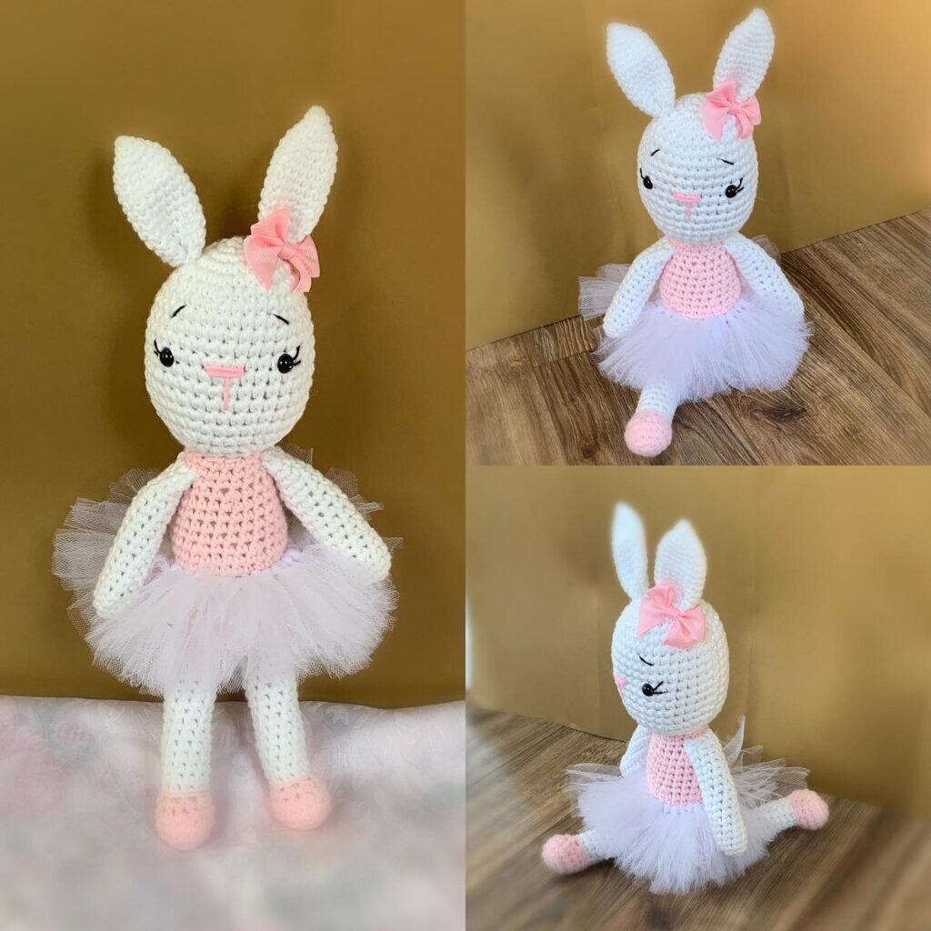 Amigurumi Ballerina Bunny Free Pattern 3