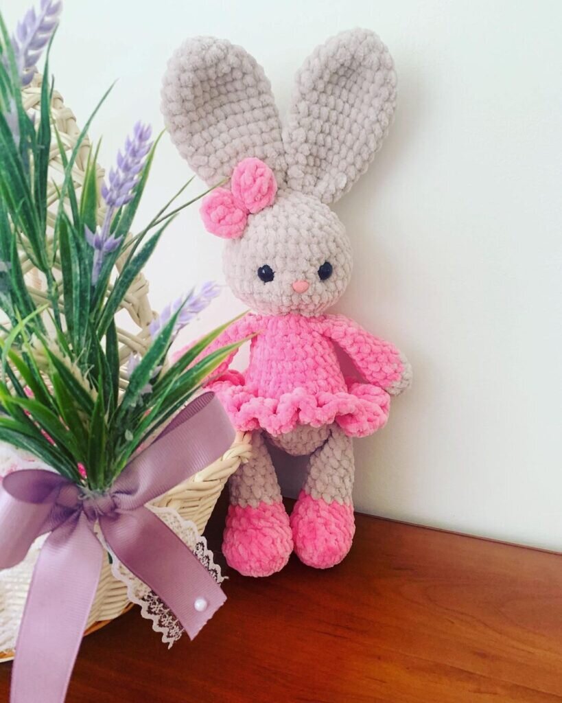 Amigurumi Ballerina Bunny Free Pattern 5