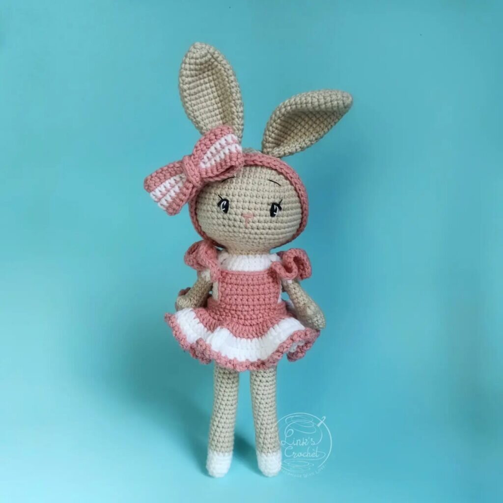 Amigurumi Ballerina Bunny Free Pattern 7