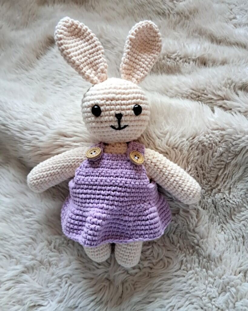 Amigurumi Ballerina Bunny Free Pattern 9