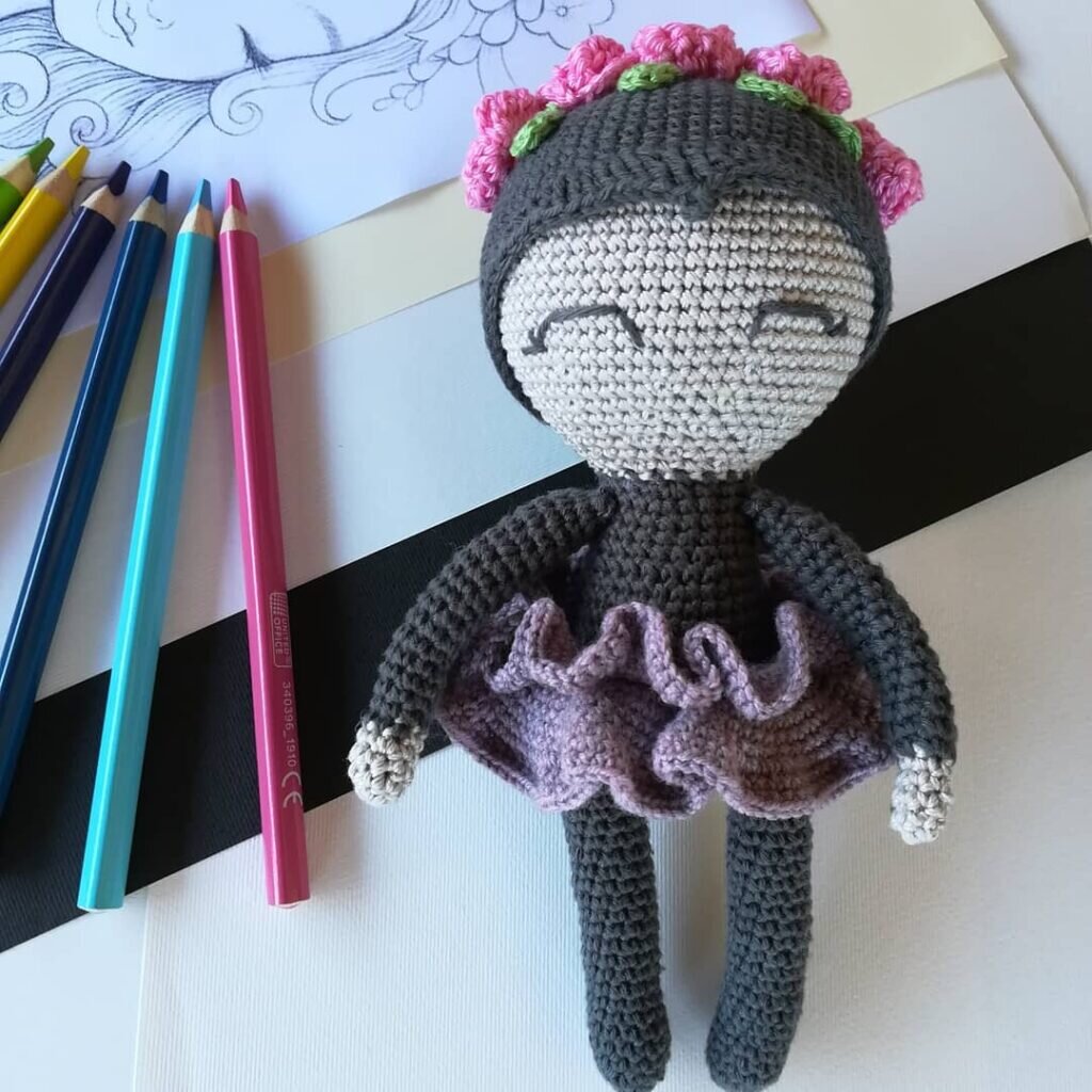 Amigurumi Ballerina Crochet Pattern 5