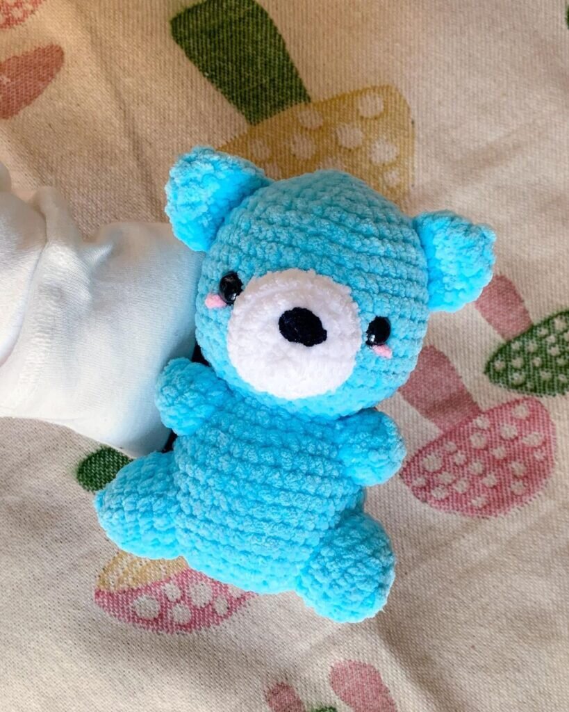 Amigurumi Blue Bear Free Pattern 3