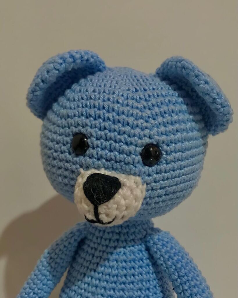 Amigurumi Blue Bear Free Pattern 4