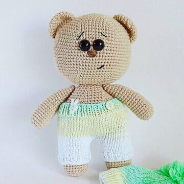 Amigurumi Boss Bear Free Pattern