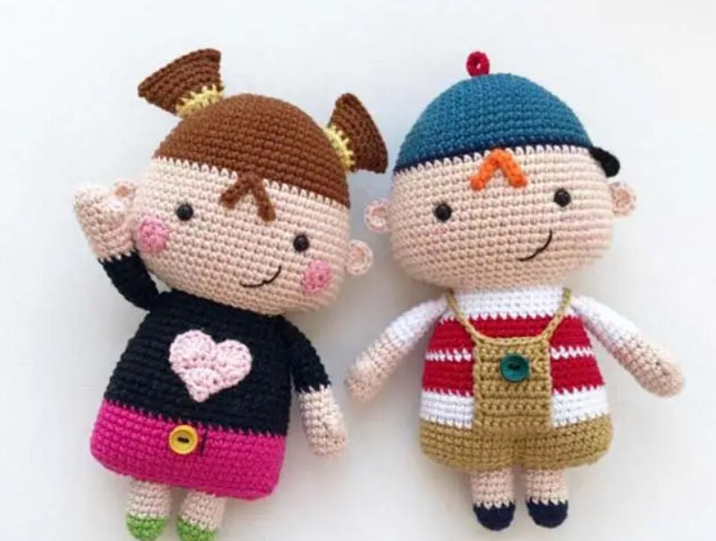 Amigurumi Boy and Girl Crochet Pattern