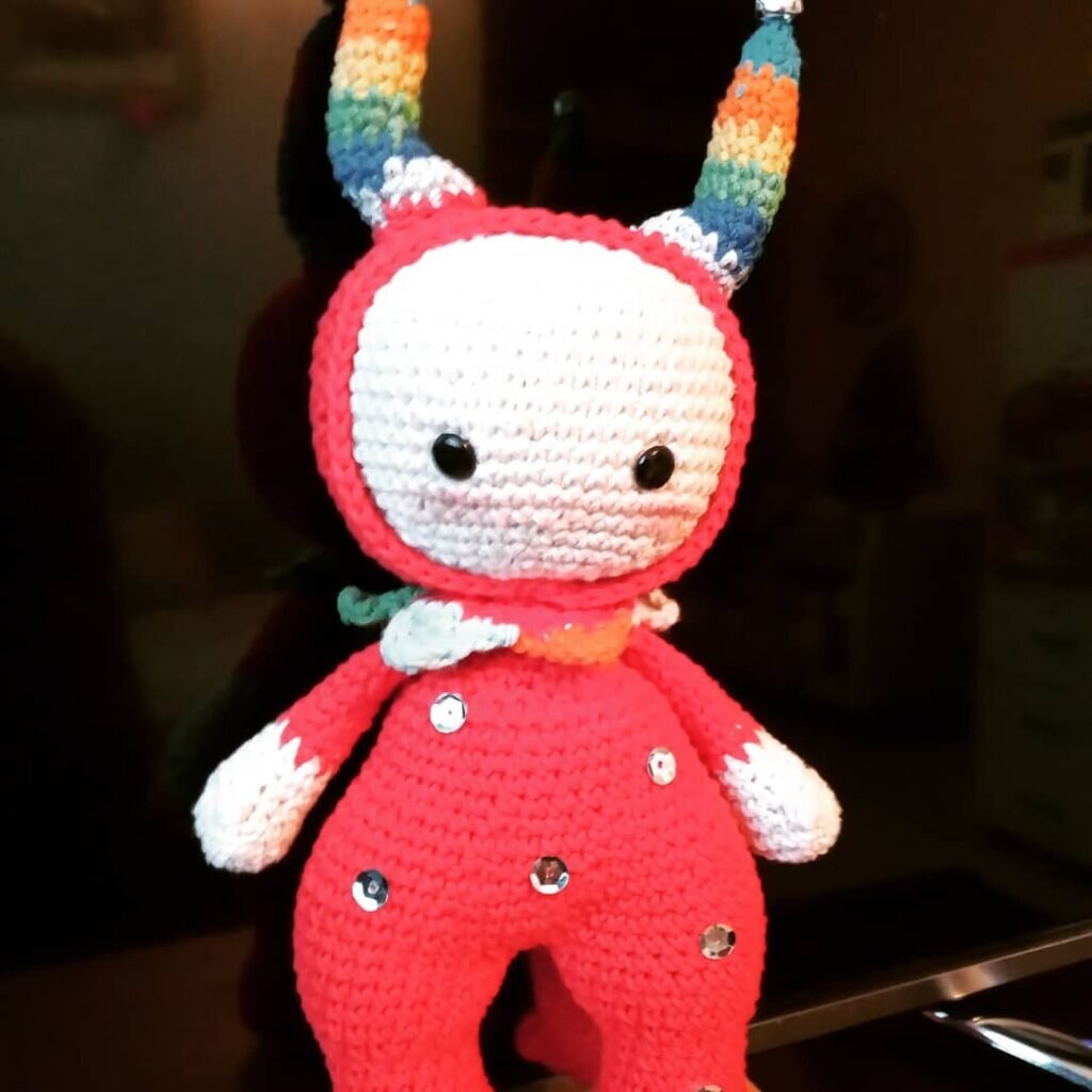 Amigurumi Boy in a Devil Costume Free Pattern 7