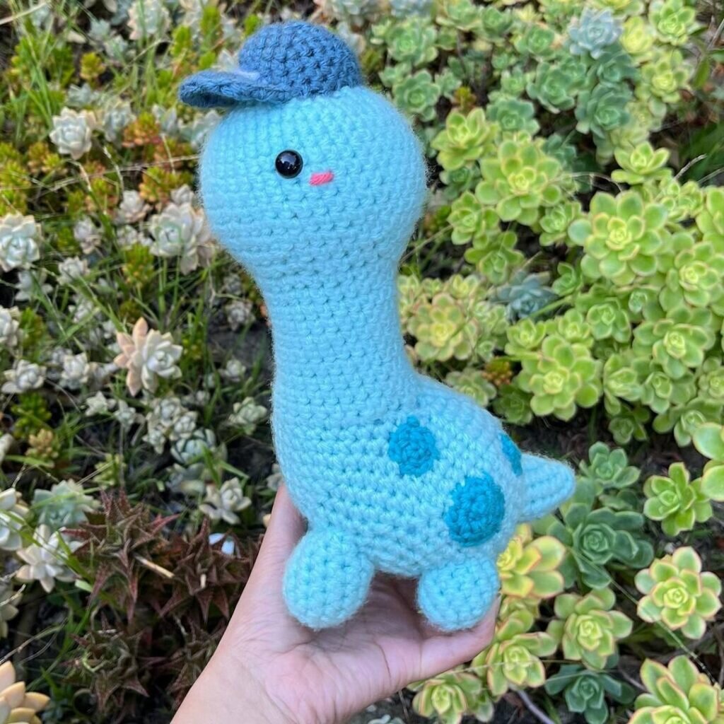 Amigurumi Brontosaurus Dinosaur Crochet Pattern 1