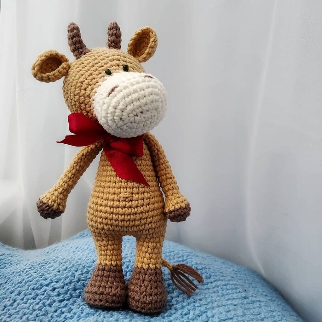 Amigurumi Bull Free Crochet Pattern 1