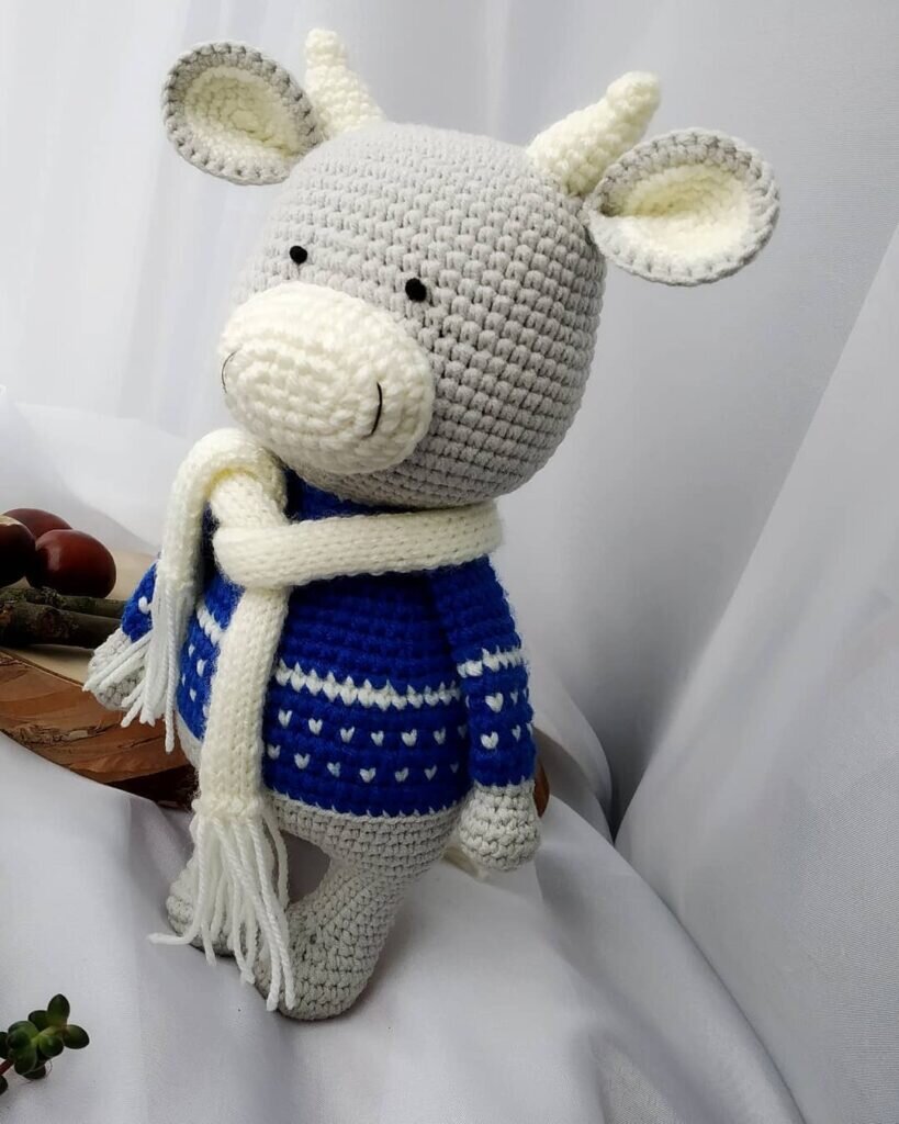 Amigurumi Bull Free Crochet Pattern 2