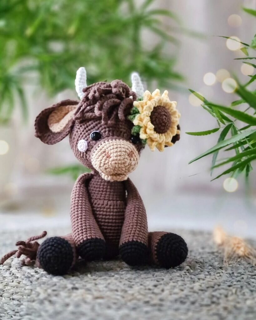 Amigurumi Bull Free Crochet Pattern 5