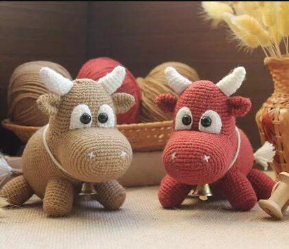 Amigurumi Bull Free Crochet Pattern