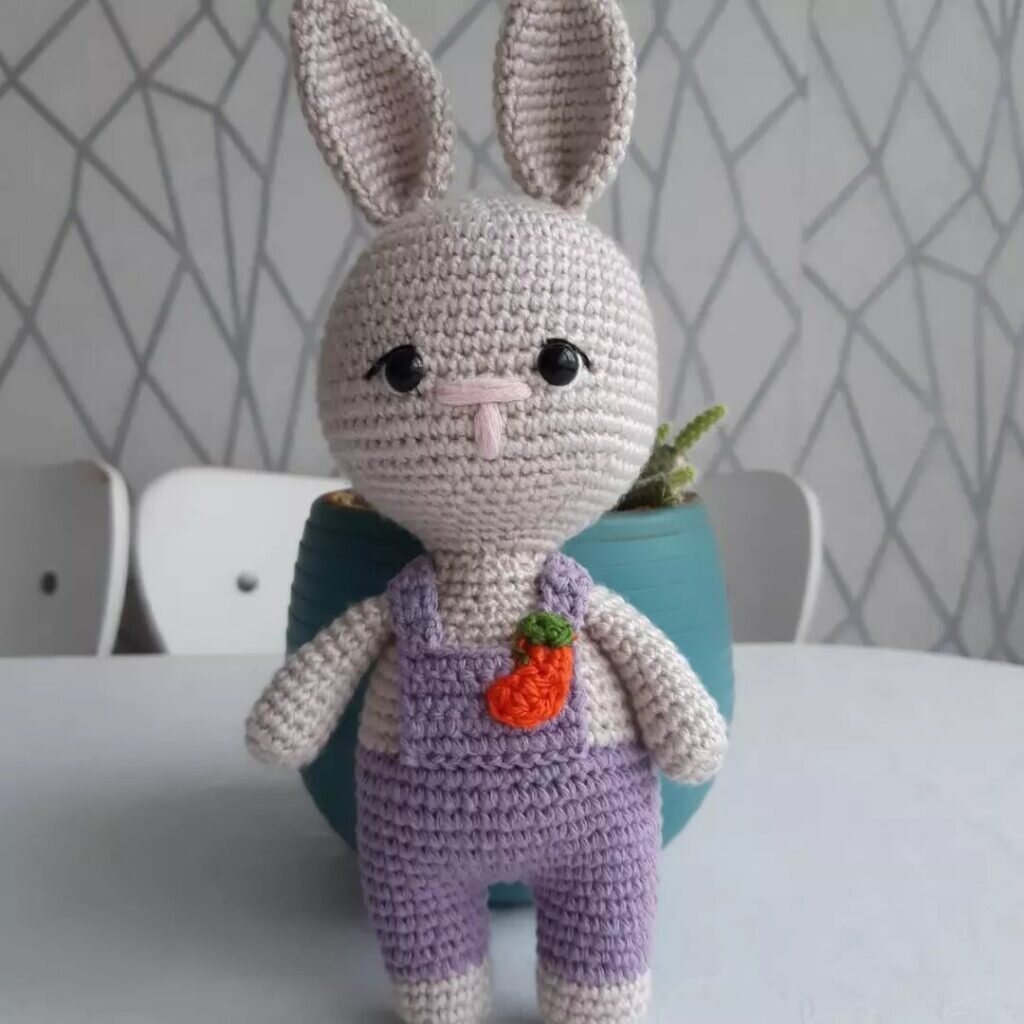 Amigurumi Bunny İn Pants Free Pattern 2