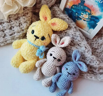 Amigurumi Bunnys Free Pattern