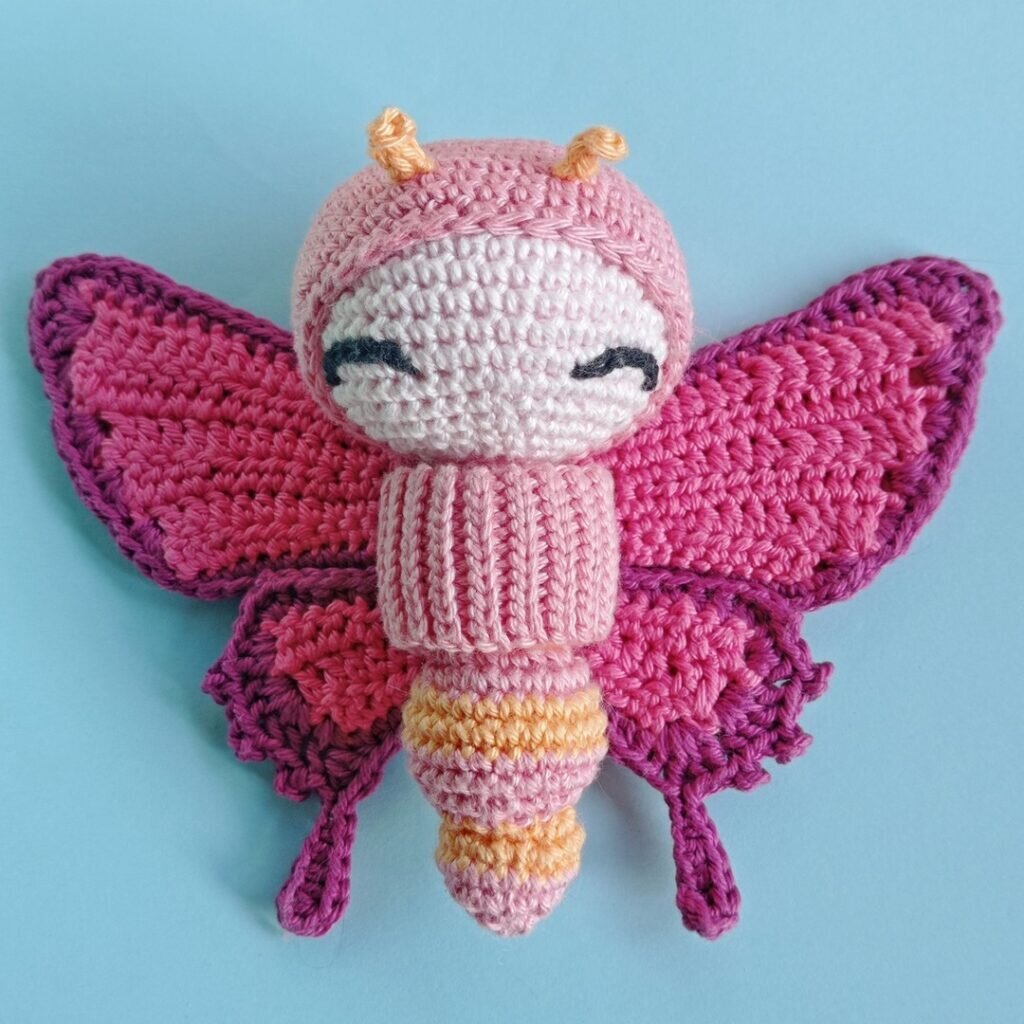 Amigurumi Butterfly Free Pattern 1