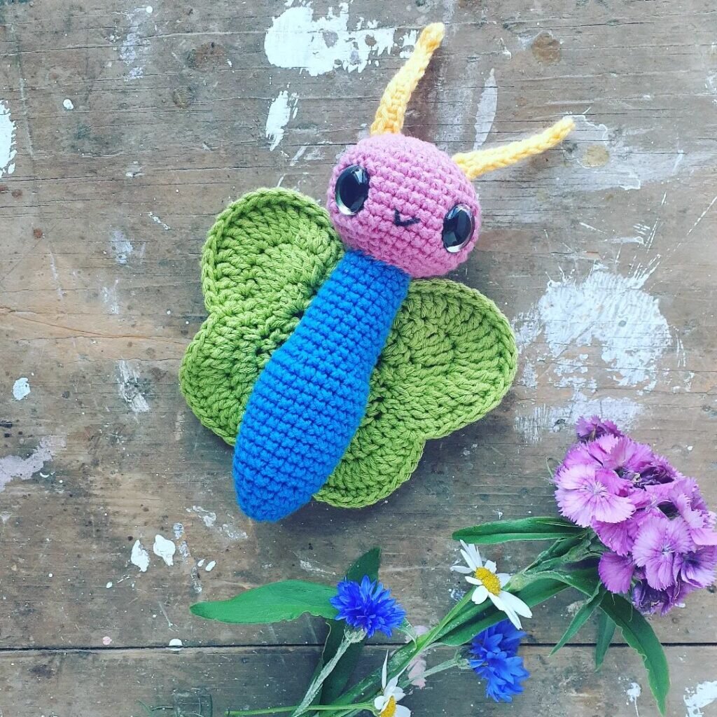 Amigurumi Butterfly Free Pattern 2