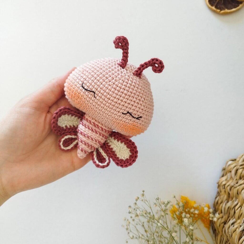 Amigurumi Butterfly Free Pattern 6