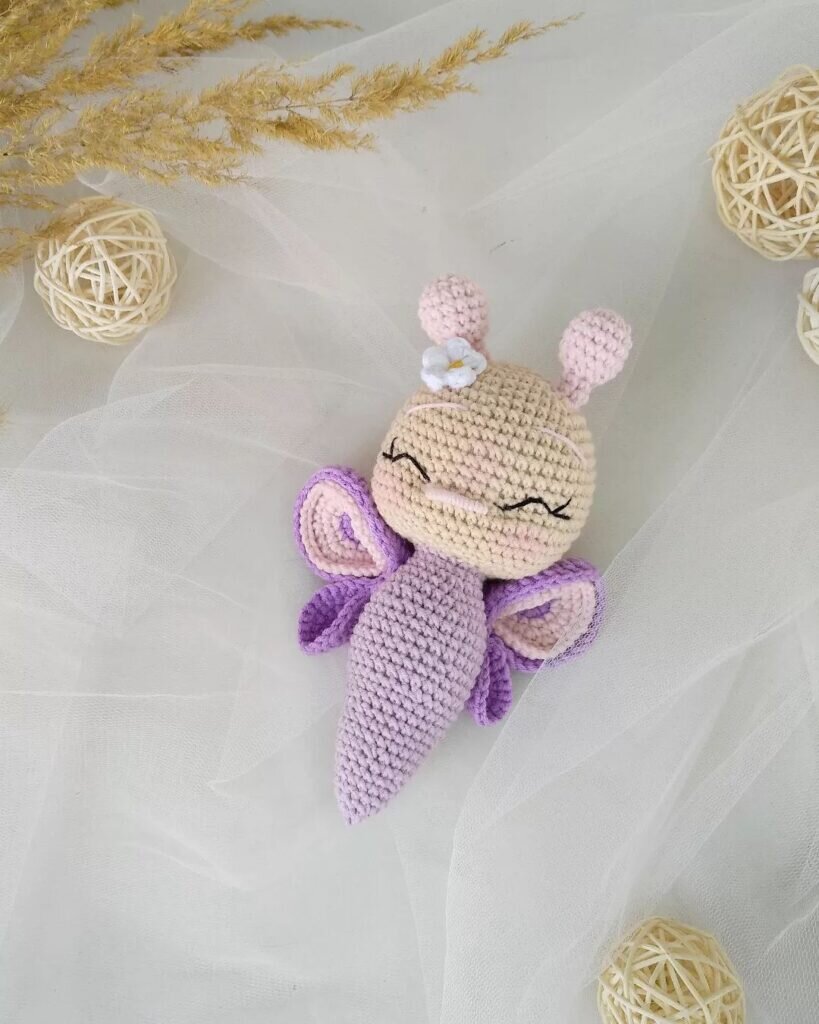 Amigurumi Butterfly Free Pattern 8