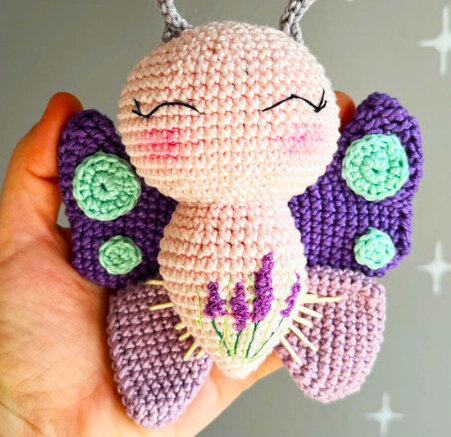 Amigurumi Butterfly Free Pattern