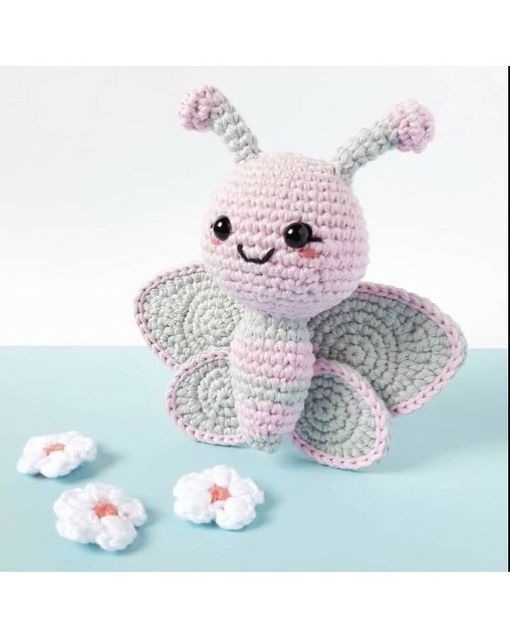 Amigurumi Butterfly Free Pattern 1