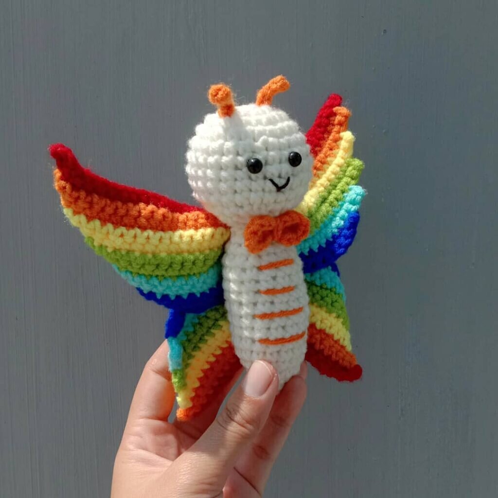 Amigurumi Butterfly Free Pattern 3