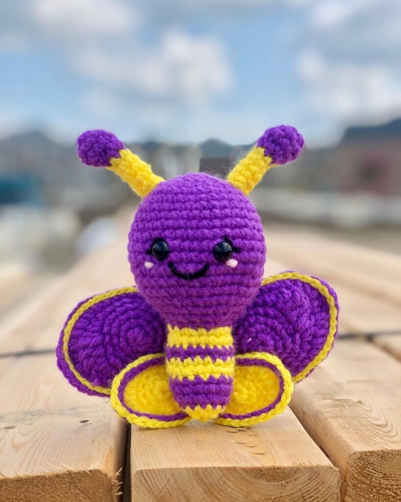 Amigurumi Butterfly Free Pattern 5