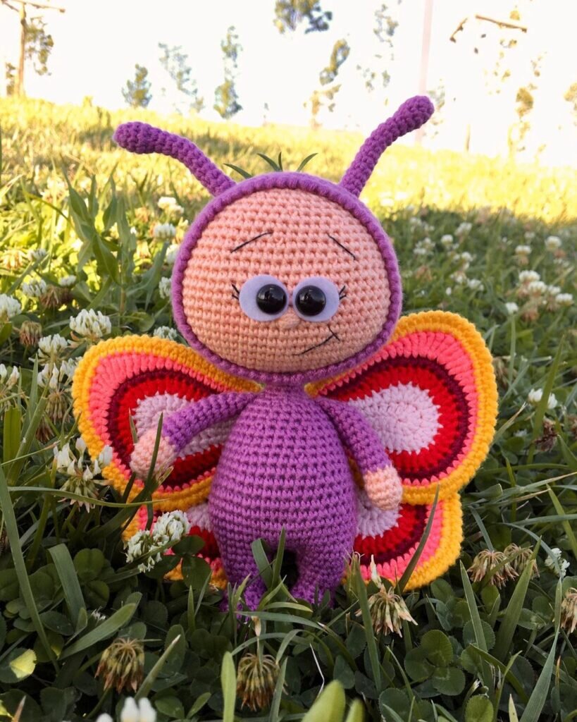 Amigurumi Butterfly Free Pattern 8