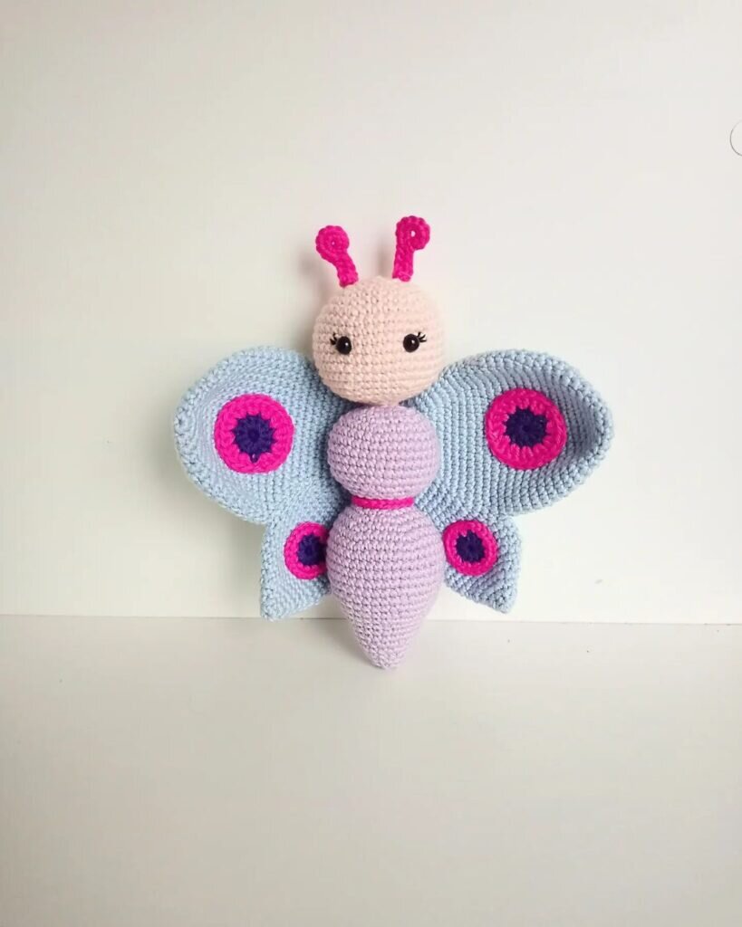 Amigurumi Butterfly Free Pattern 9