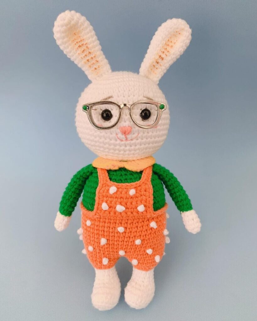 Amigurumi Carrot Bunny Free Pattern 3